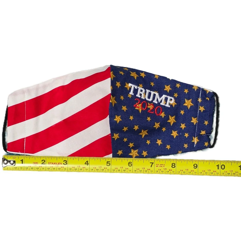 Trump 2020 American Flag Face Mask Patriotic‎ Reusable Patriotic (AD)